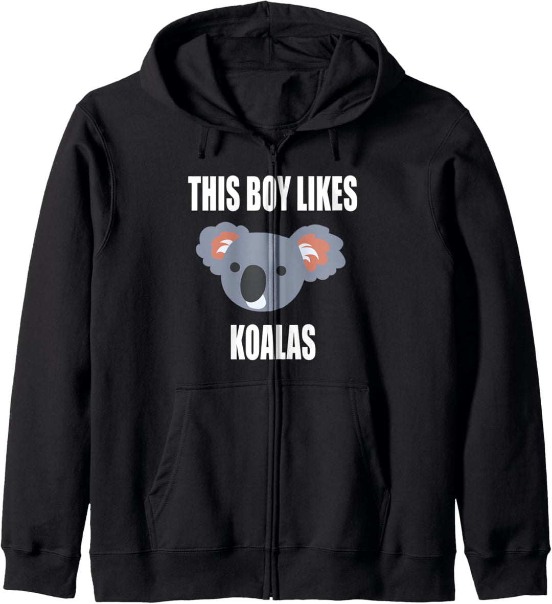 Dieser Junge mag Koala-Bären Niedlicher australischer Koala Kapuzenjacke