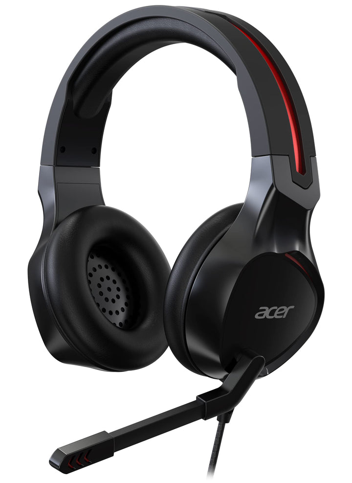 Acer Nitro Gaming Headset (anpassbares Kopfband, omnidirektionales Mikrofon, 100 dB Empfindlichkeit)