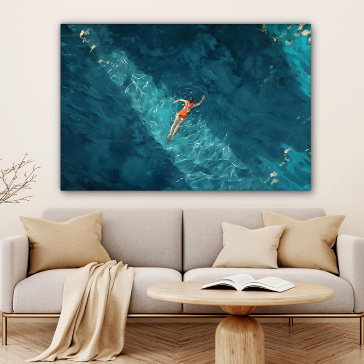 MuchoWow© Leinwandbild Gross 120x80 cm XXL Dekoration Wohnzimmer Bilder Pictures Wall Decoration Liv