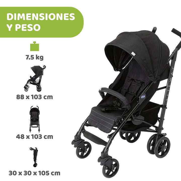 Chicco 4 Kinderwagen - Jet Black