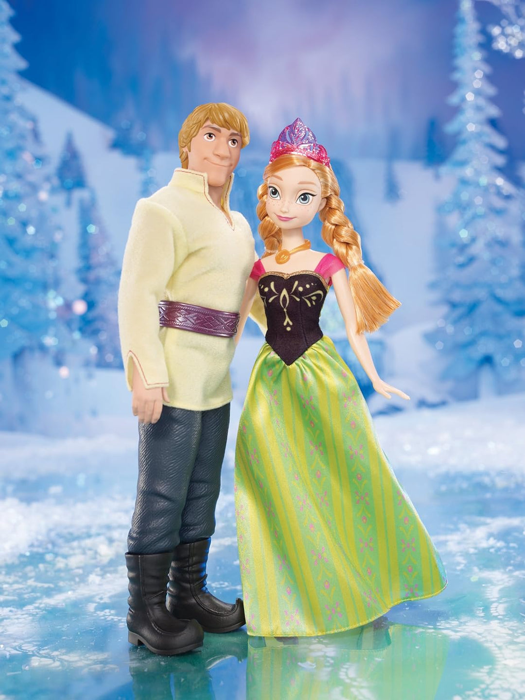 Mattel BDK35 - Disney's Die Eiskönigin Anna & Kristoff, 2 Puppen Set