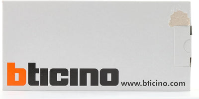 BTicino, Audio-Hausstation Sprint L2, 2-Draht Sprechanlage mit Hörer, 2 Tasten zur Türöffnung & eine