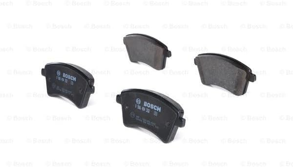 Bosch BP1222 Bremsbeläge - Vorderachse - ECE-R90 Zertifizierung - vier Bremsbeläge pro Set