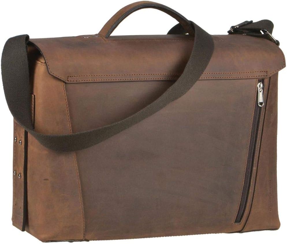 Ruitertassen Lehrertasche Aktentasche 40cm Leder 3-Fächer Schultasche Ranger