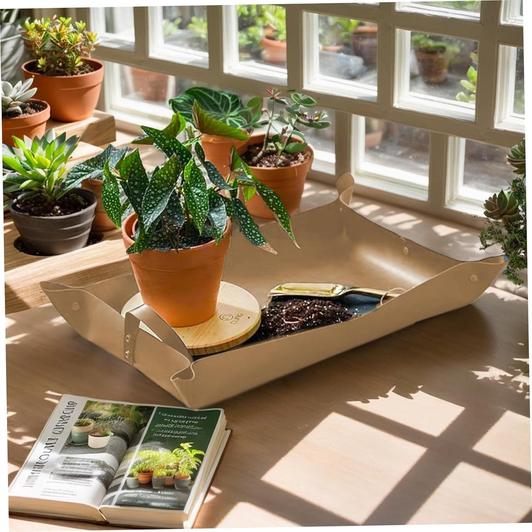 Pflanzmatte zum Umtopfen von Pflanzen wasserdichte Pflanzmatte aus Leder 43 x 76 cm (17 x 30 Zoll) F