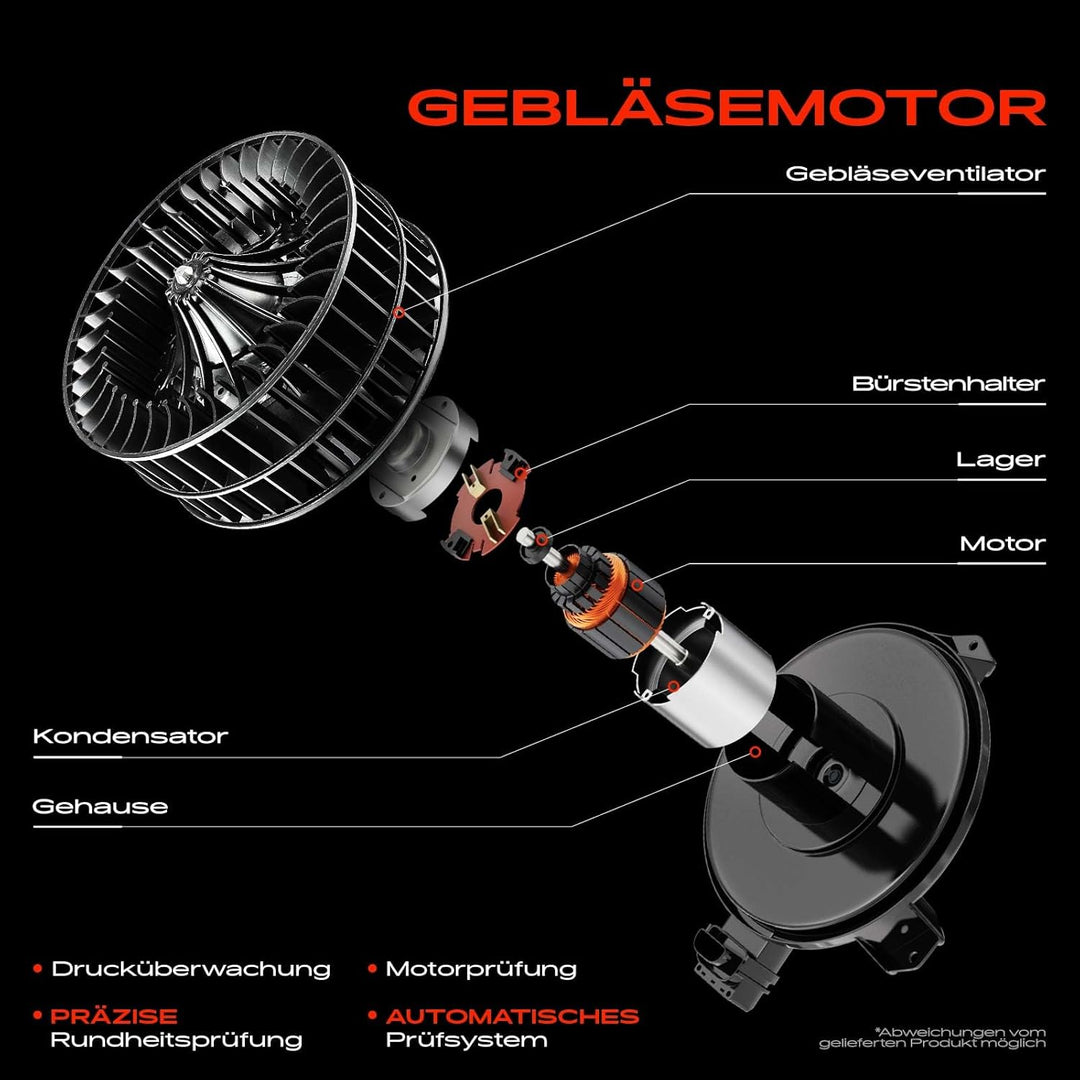 Frankberg Heizungsgebläse Gebläsemotor Kompatibel mit Corsa C F08 F68 1.0L-1.8L 2000-2006 Corsa C Ka