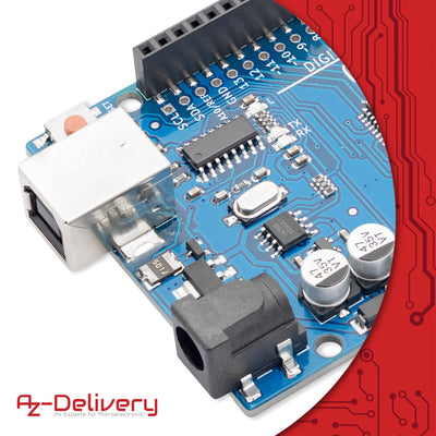 AZ-Delivery 5x Mikrocontroller Board LGT8F328P mit CH340 kompatibel mit Arduino IDE, 5