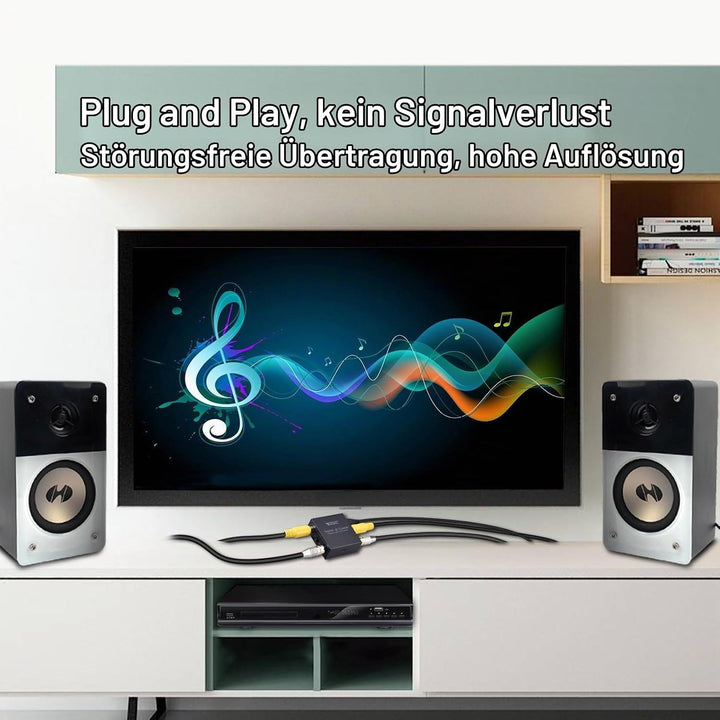 Tendak Bidirektionaler Optische SPDIF Toslink zu Koaxial Digital Audio Converter, Koaxial zu Optisch