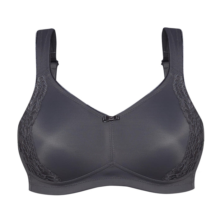 SUSA BH ohne Bügel I Minimizer BH mit seitlich am Cup angebrachter Spitze I Bügelloser BH mit breite