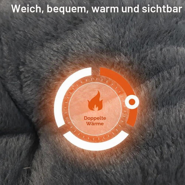 Flauschig Haustierbett Waschbar Hundebett Katzenbett Rund Donut Hundekorb Indoor Katzenkissen Katzen