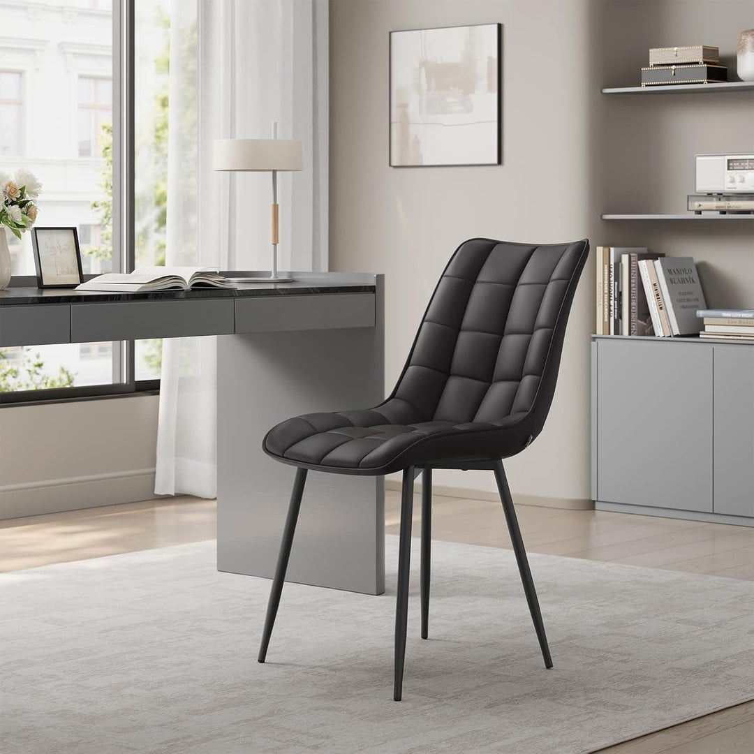 WOLTU Esszimmerstühle 2er Set, für Wohnzimmer Küche Esszimmer, Küchenstühle gepolstert mit Rückenleh