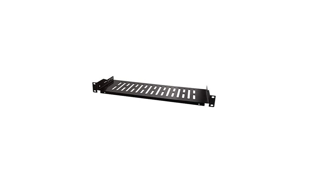 LogiLink SF1C25B - 19" Einschubfach (1 HE) für Stand-, Serverschränke mit mind. 150mm Tiefe, max. 10