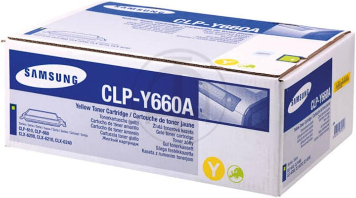 Samsung CLP-607 N (CLP-Y 660 A/ELS) - original - Toner gelb - 2.000 Seiten