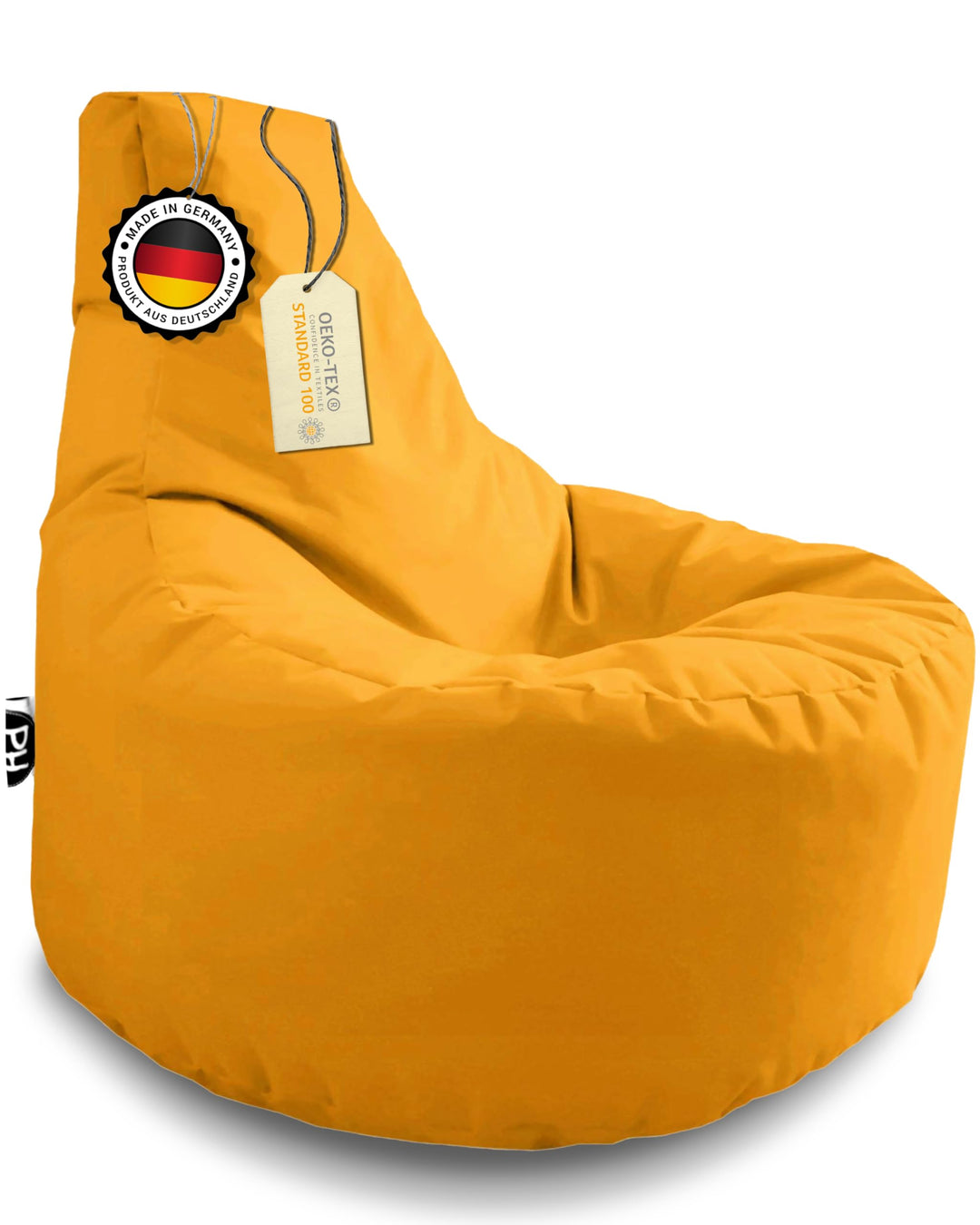 PATCH HOME Gamer Sessel in 2 verschiedenen Grössen und 25 XL - 75cm Durchmesser, 30cm Sitzhöhe, 80cm