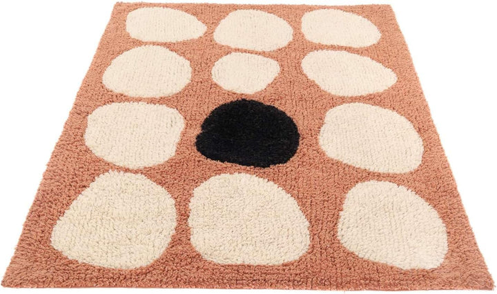 RugVista Badematte Thalassa, 90 x 60 cm, Rechteckig, Mittelflor, Moderner Badteppich, Maschinenwasch