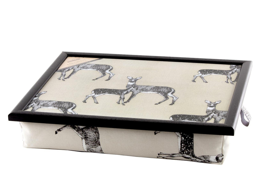 Andrew´s Knietablett Laptray mit Kissen Tablett für Laptop Deer