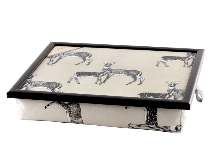 Andrew´s Knietablett Laptray mit Kissen Tablett für Laptop Deer