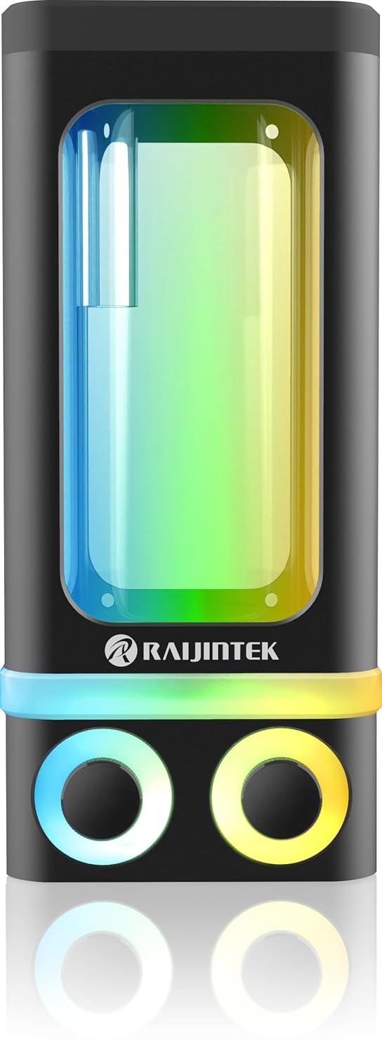Raijintek Compatible ANTILA Pure R100A Ausgleichsbehälter, 172,5mm, ARGB - schwarz, R100A
