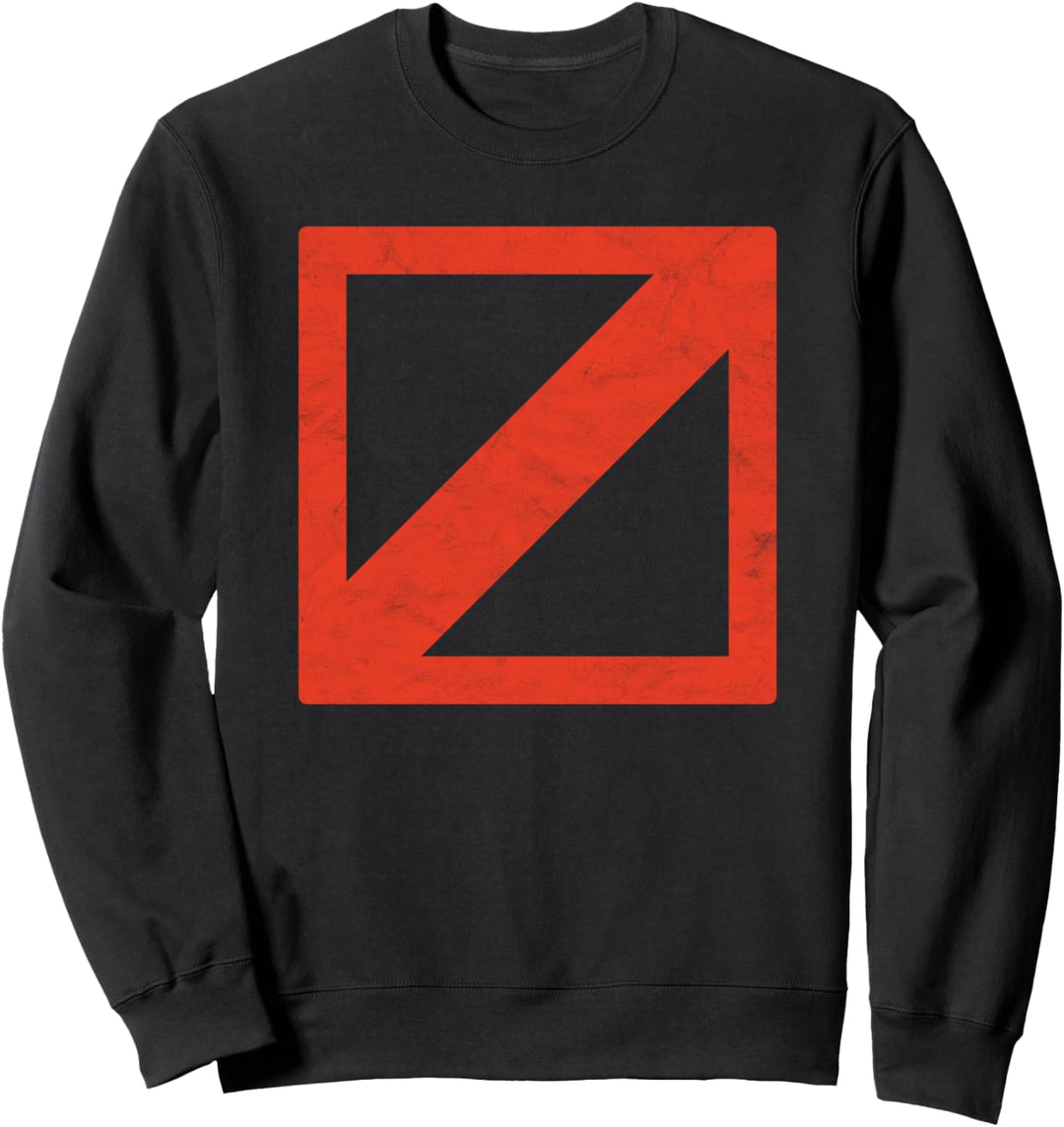 Retro Bowling Spare Symbol Minimalist Funny Hipster Graphic Sweatshirt