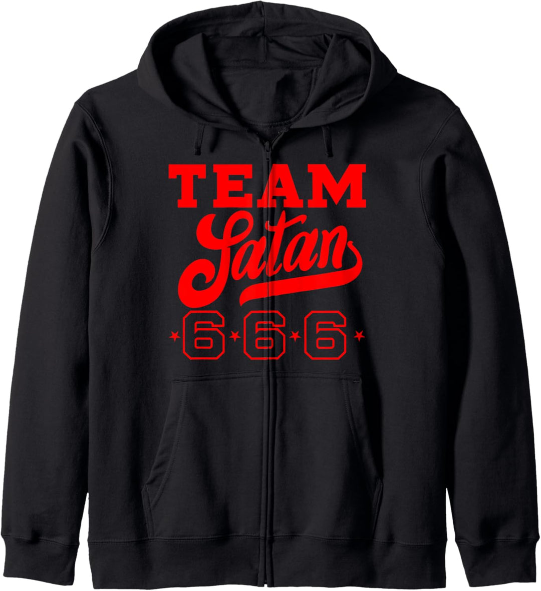 Satanist Team Satan 666 Kapuzenjacke