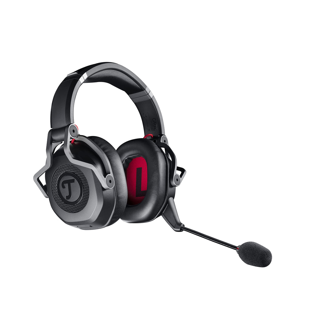 Teufel CAGE - Gaming Kopfhörer mit 7.1.-Surround-Sound-Algorithmus, HD-Mikrofon, Robustes Design - s