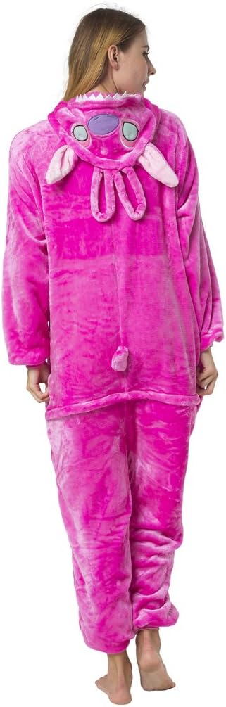 Katara Plüsch Kostüme/Onesies für Erwachsene, (Herren, Damen, Unisex) S Rosa Stich, S Rosa Stich