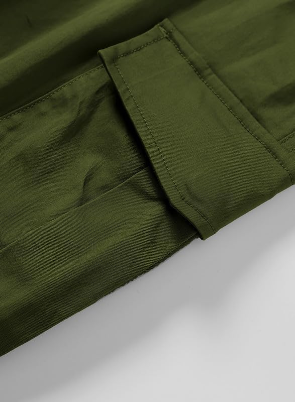 Elegancity Kurze Hosen Herren Cargo Shorts Sommer Freizeithose Kurze Elastische Taille Chino Shorts