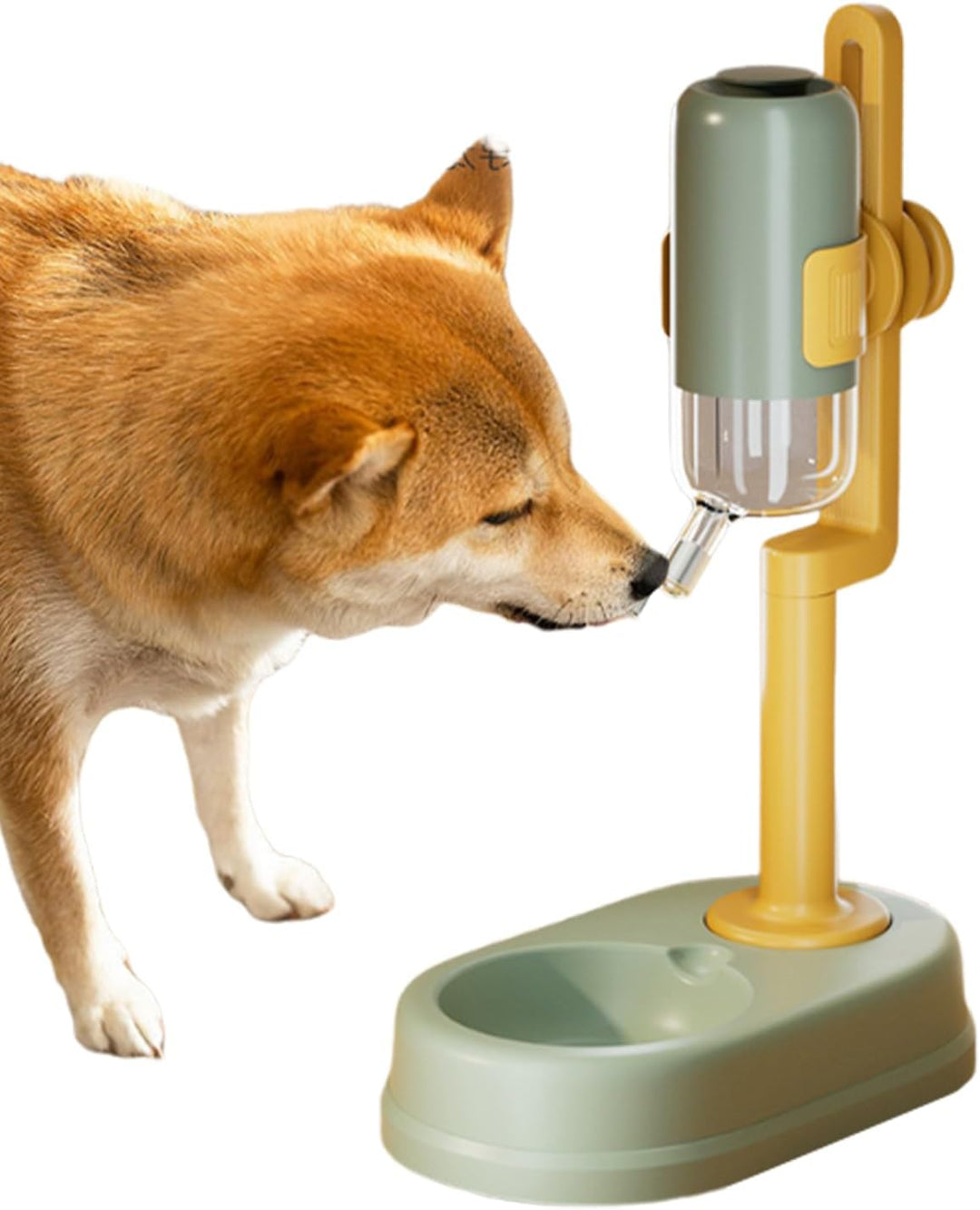 Wasserspender Für Katzen | Anti-Tropf Flasche - 750ml Stehender Tropfsicherer Hundenapf Mit Einem St