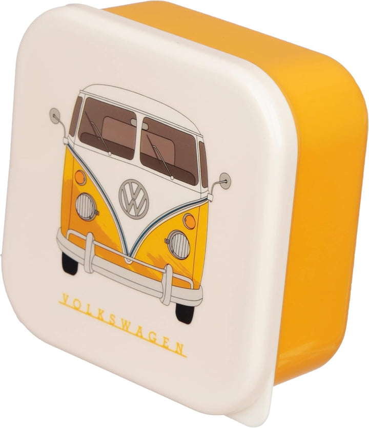 Puckator 3er Set Lunchboxen Volkswagen VW T1 Camper Bus M/L/XL, multi, LBOX47