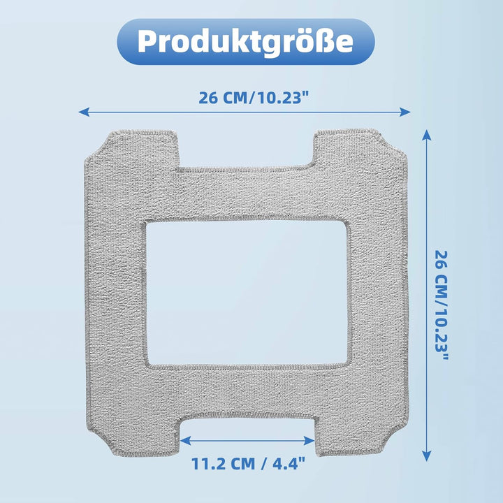 16 Stück Reinigungstücher für ECOVACS Winbot W2 PRO Omni / W2 PRO / W2 / W1 PRO / W1 Fensterputzrobo
