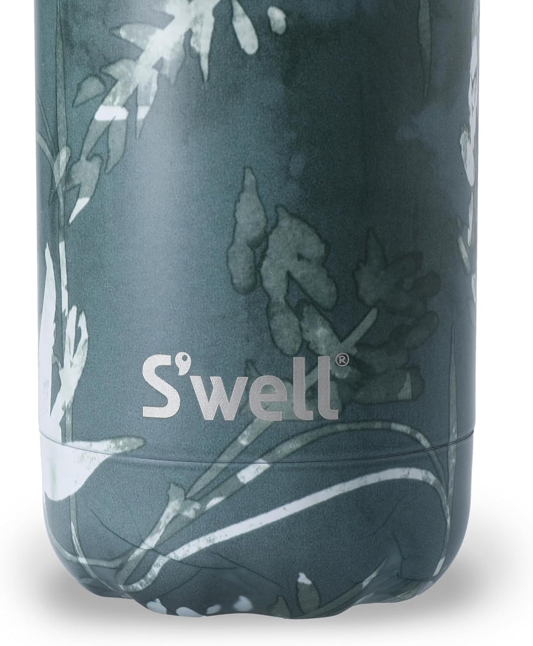 S'well Edelstahl-Wasserflasche, 482 ml, grünes Laub, dreilagig, vakuumisolierte Behälter, hält Geträ
