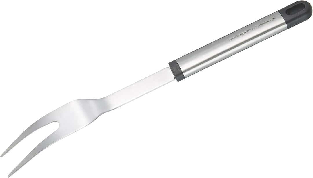 BergHoff Fleischgabel Essentials (Grillgabel aus Edelstahl, Tranchiergabel mit zwei Zinken, Servierg