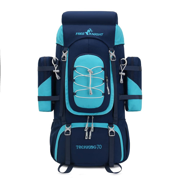 Bseash 70L (65+5) Wasserdichter Wanderrucksack mit Regenschutz, Outdoor-Sport, Reisen, Tagesrucksack