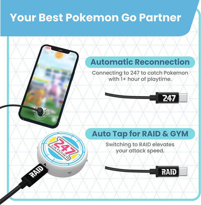 PhotoFast 247 Catcher Poke mon Go Auto Catch, Auto Tap, Auto Spin, Auto Reconnect, über 1 Stunde Ver