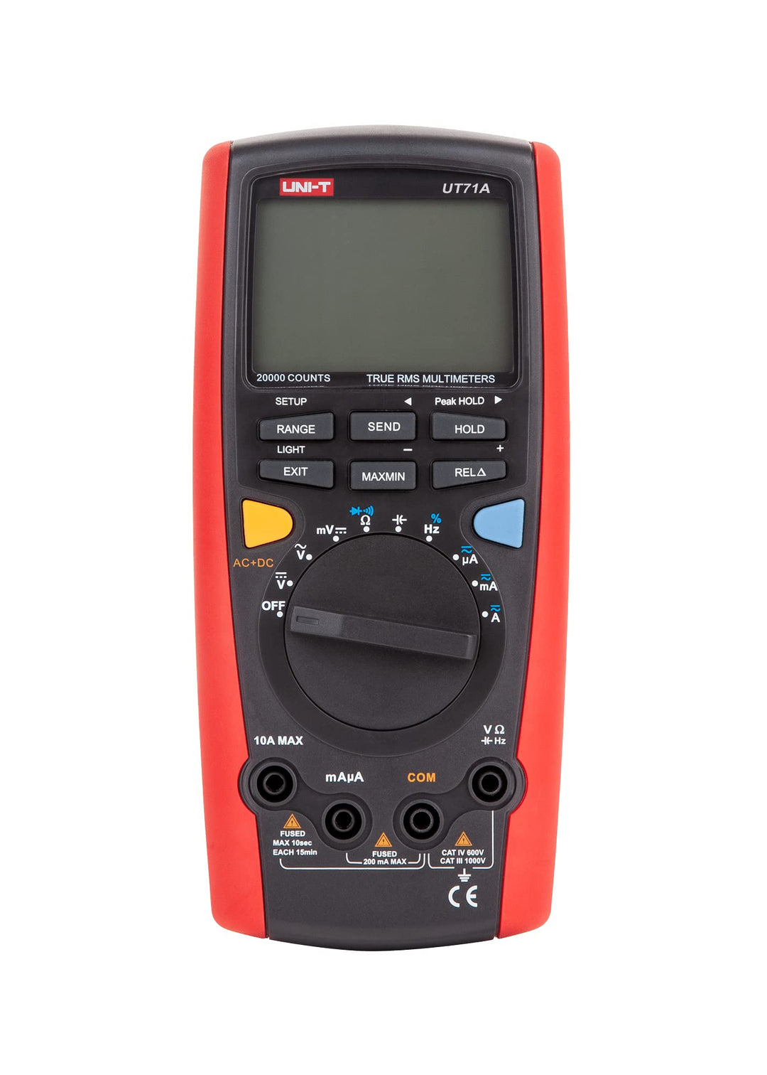 UNI-T UT71A/MIE0091 Messgerät AC DC LCD Digital Multimeter Voltmeter Spannung Strommesser