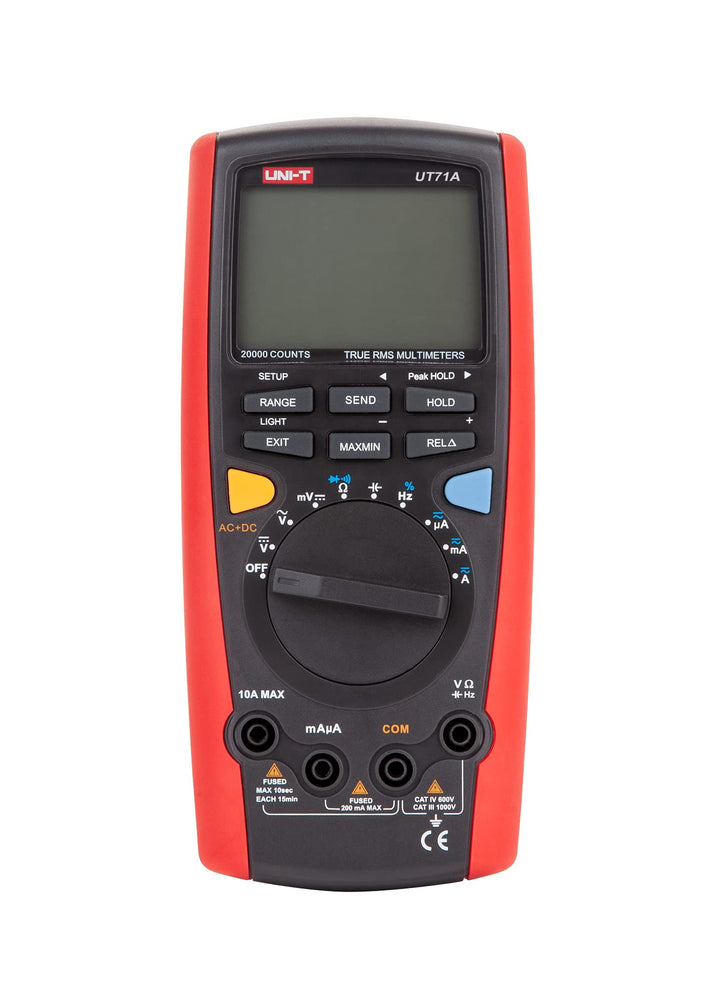UNI-T UT71A/MIE0091 Messgerät AC DC LCD Digital Multimeter Voltmeter Spannung Strommesser