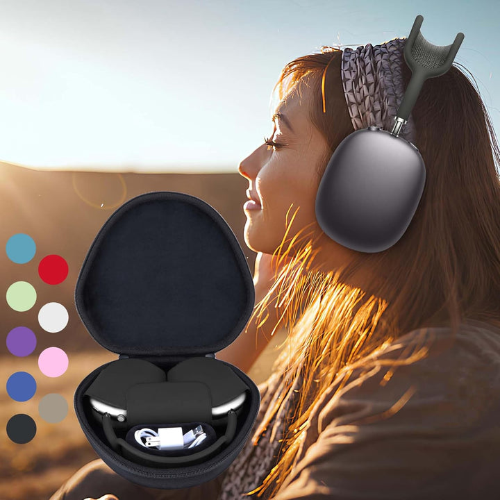 Hart Schutzhülle kompatibel mit Apple AirPods Max Kopfhörer Lila, Lila