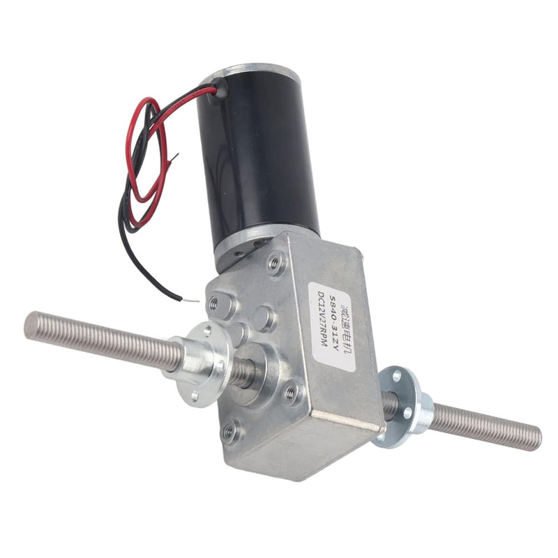 12V Getriebemotor mit hohem Drehmoment, M8 Doppelwellen 1280 Motor Schnecken Getriebemotor Koaxial U