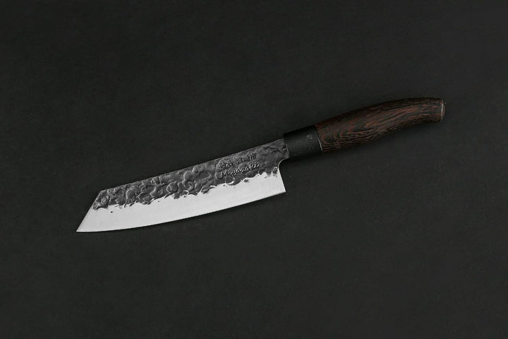 Miyazaki Santoku bocho Okii - Wenge,handgeschmiedet- 7” Santoku Messer, Miyazaki Santoku bocho Okii