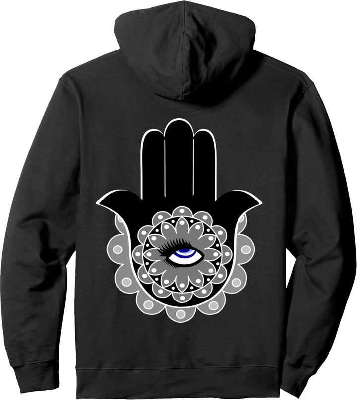 Böser Blick Hamsa Pullover Hoodie
