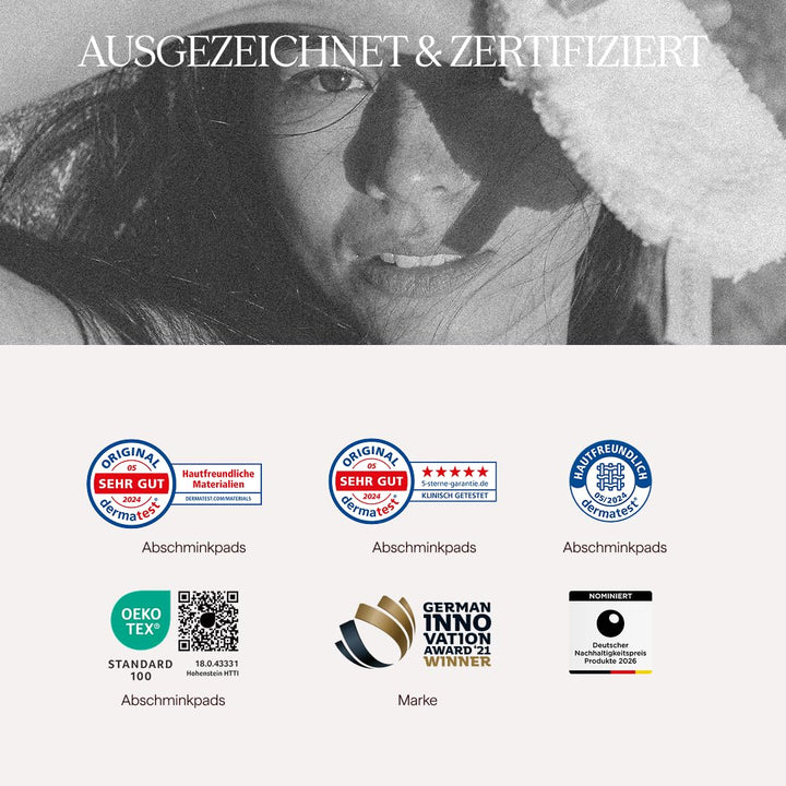 Waschies 4-tlg. „Try Me, Love Me“ Kennenlernset für Frauen – Nachhaltige Gesichtspflege mit Abschmin