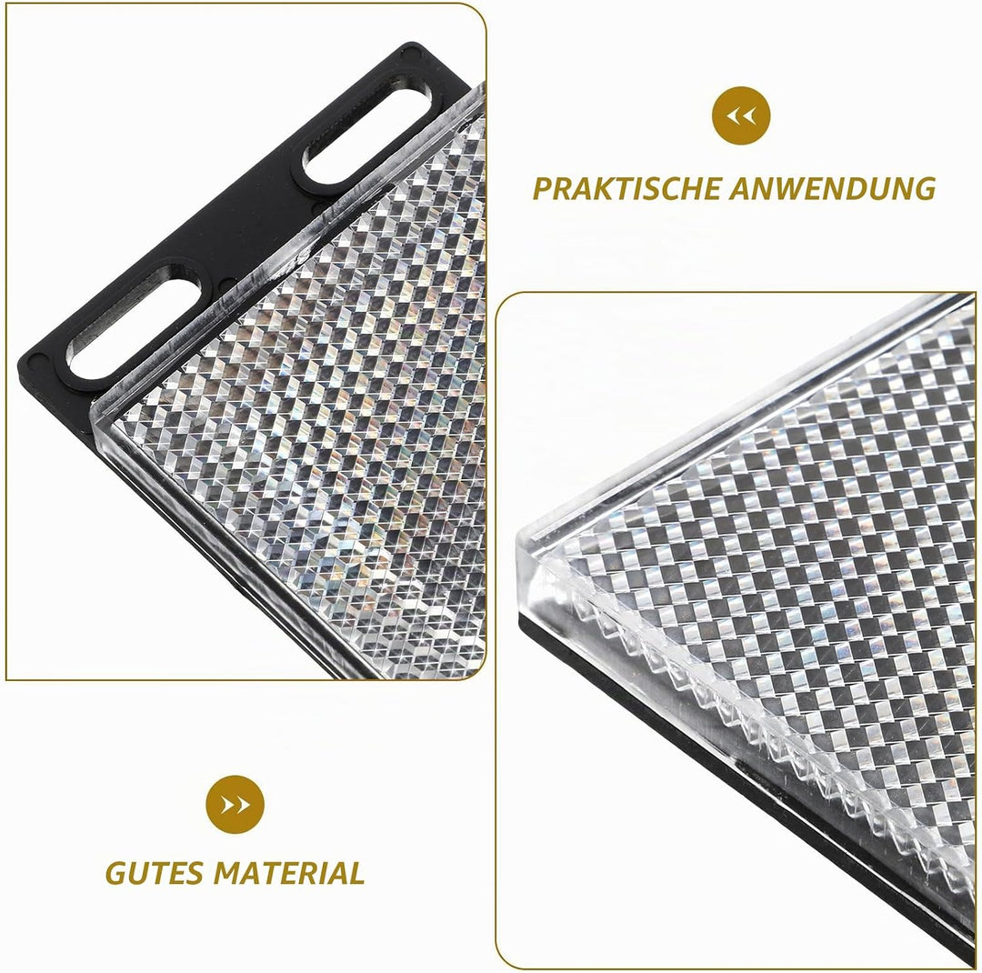 5 Stück Reflektierendes Gitter Ersatz-Lichtschranke Zubehör für reflektierende Effekte Reflektorplat