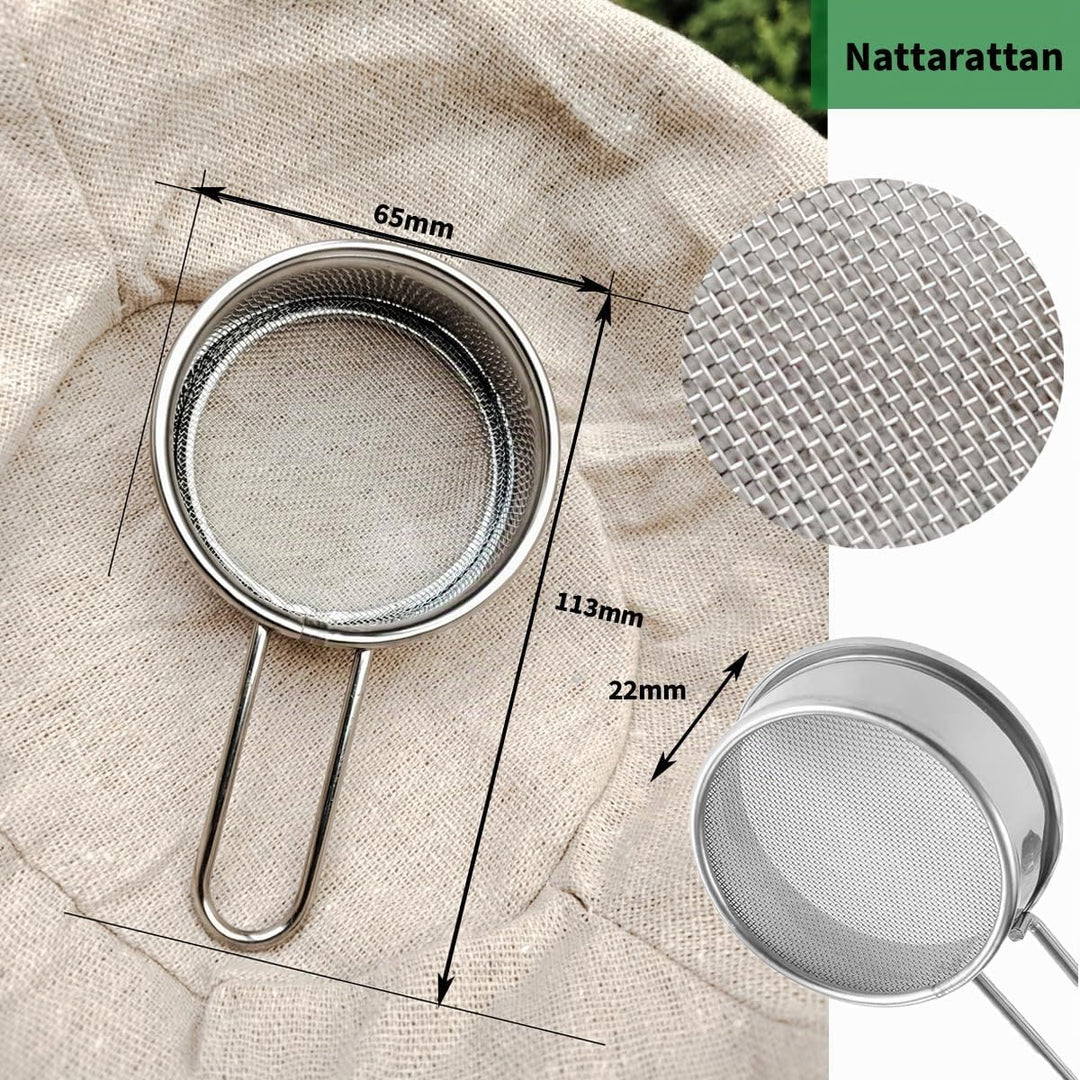Gärkörbchen Rund und Oval, Gärkörbe aus Rattan zum kreativen Brotbacken inkl. Leineneinlage, Brotsch