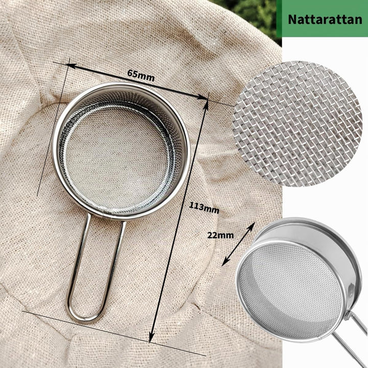 Gärkörbchen Rund und Oval, Gärkörbe aus Rattan zum kreativen Brotbacken inkl. Leineneinlage, Brotsch