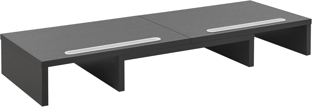 [en.casa] Monitorständer Vilppula Monitorerhöhung 79x27x10,5cm Bildschirmerhöhung mit Smartphone-Hal