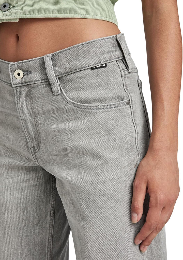 G-Star Damen Judee Loose Low Waist Jeans 25W / 32L Grau (Sun Faded Skyrocket D22889-d324-d903), 25W
