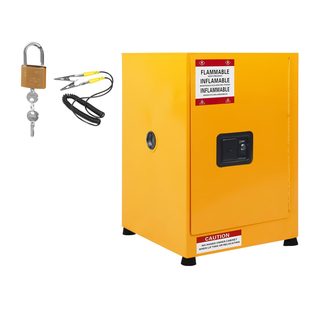 Metallschrank, Safe Tresor Feuerfest für Zuhause, Stahlschrank Abschliessbar mit Belüftungsöffnungen