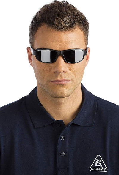 Cressi Ninja - Polarisierte Sonnenbrille Herren und Sonnenbrille Damen, Entspiegelte Gläser Wasserab