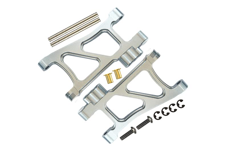 GPM for Tamiya TT02B Tuning Teile Aluminium Front Lower Arm - 1Pr Silver