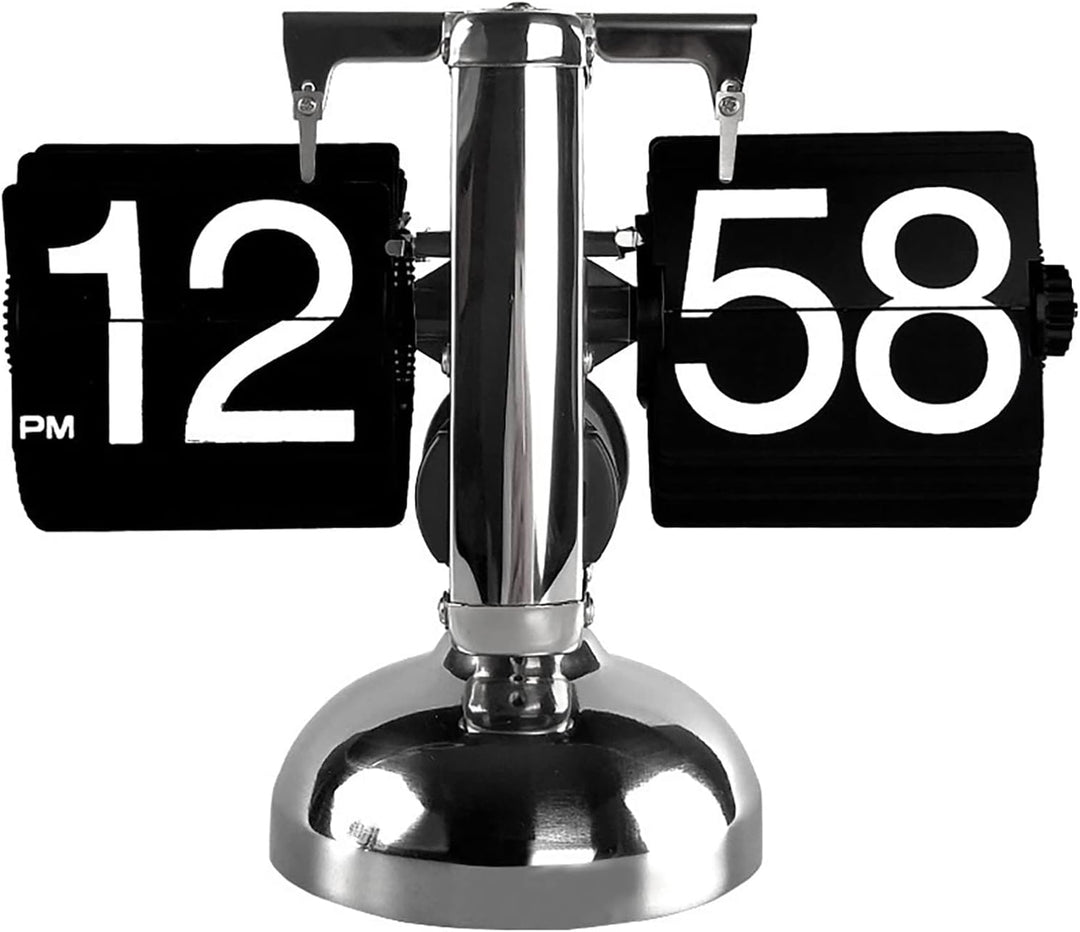 Tischuhr Vintage Retro Flip Uhr, Retro-Flip-Down-Uhr Mit GrossEn Ziffern, Tischuhr Digital Mit Batte
